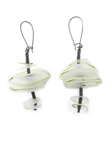 O2A - Orecchini infiorescenza piccolo - earrings white inflorescence short