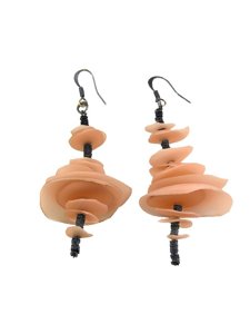 O2A Orecchini infiorescenza piccolo - earrings inflorescence peach short