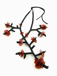 C1C - Collana rami infiorescenze - Necklace red inflorescence branches